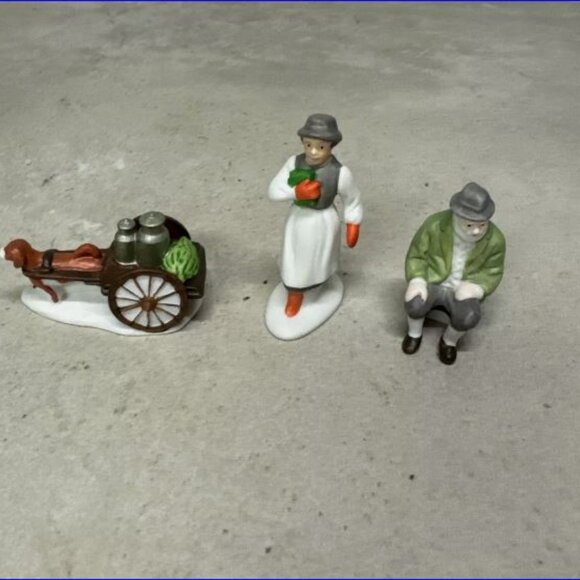 DEPARTMENT 56 Alpine Villagers - 3 pcs - Retired - In Original Box - Picture 1 of 12